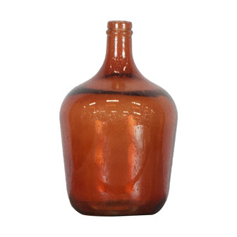 Dijk Natural Collections - Bottle recycled glass 18x30cm - Rood