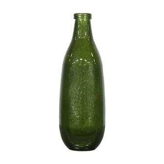 Dijk Natural Collections - Bottle recycled glass 15x40cm - Groen