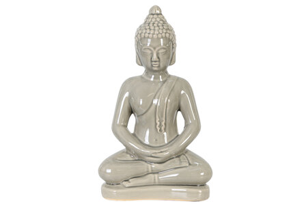 Dijk Natural Collections - Buddha ceramic 21x12x35.5cm - Grijs