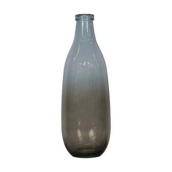 Dijk Natural Collections - Bottle recycled glass 15x40cm - Grijs