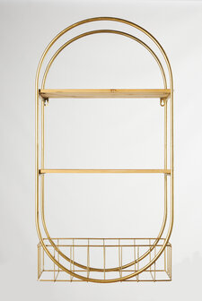 DKNC - Plank metaal - 41x27x79.7cm - Goud