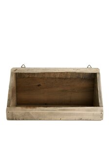 DKNC - Dienblad - Historisch hout - 58x27x18 cm - Beige