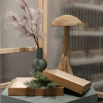 DKNC - Dienblad - Hout - 28x5x38 cm - Wit