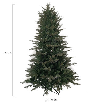 Wintervalley Trees - Kunstkerstboom Anderson - 150x104cm - Groen