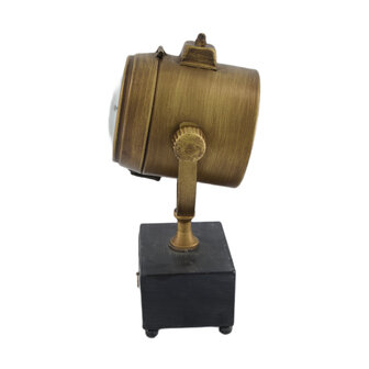 DKNC - Klok - Ijzer - 18x14.5x32.5 - Goud