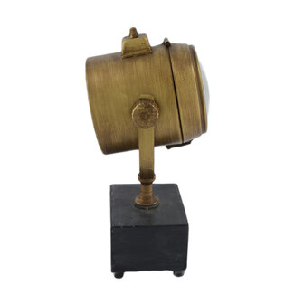 DKNC - Klok - Ijzer - 18x14.5x32.5 - Goud