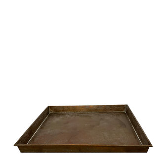 DKNC - Dienblad - Metaal - 58x58x5cm - Brons 