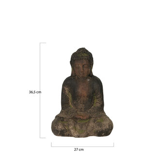 DKNC - Boeddha Tara - Magnesium - 27x18.5x36.5 cm - Bruin