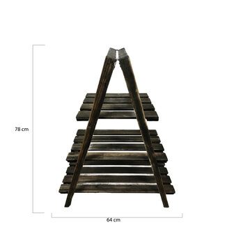 DKNC - Plank Birmingham - Hout - 64x29x78 cm - Zwart