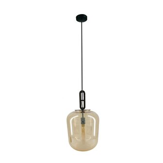 DKNC - Hanglamp Edinburgh - Glas - 30x30x52cm - Geel