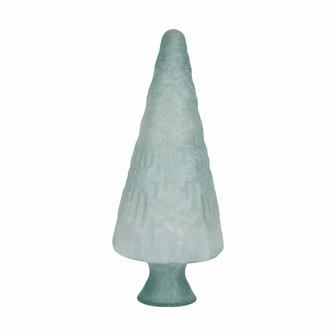 DKNC - Boom Lucian - Gerecycled glas - 32x32x80cm - Wit