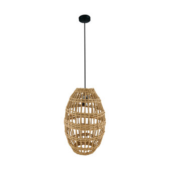 DKNC - Hanglamp Aura - 22x22x38cm - Beige