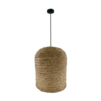 DKNC - Hanglamp Rineen - Zeegras - 46x46x50cm - Bruin