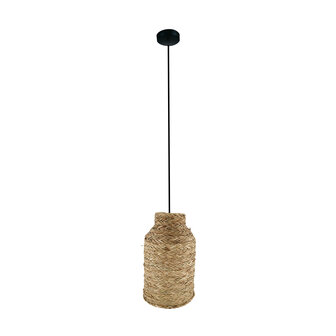 DKNC - Hanglamp Tripoli - Zeegras - 24x24x38cm - Beige