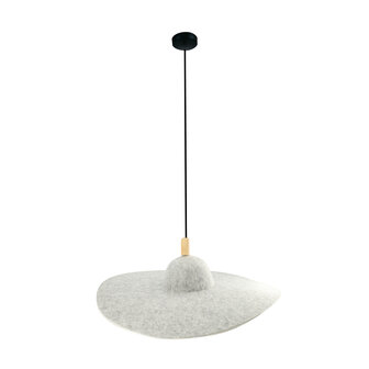 DKNC - Hanglamp Ely - 58x58x16cm - Grijs  