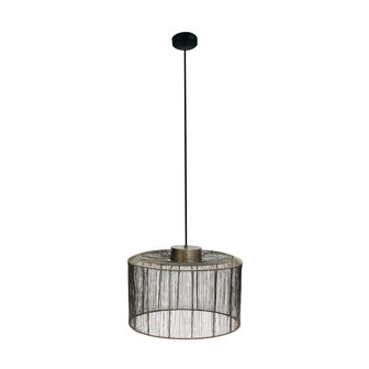 DKNC - Hanglamp Charles - Metaal - 46x46x32cm - Brons