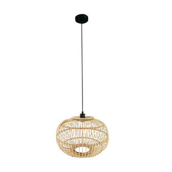 DKNC - Hanglamp Varna - Bamboe - 38x38x27 cm - Natuurlijk