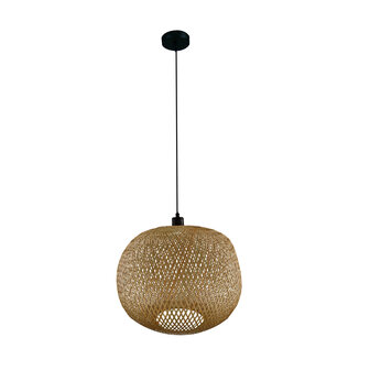 DKNC - Hanglamp Puebla - Bamboe - 46x46x43cm - Bruin