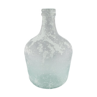 DKNC - Vaas Murcia - Gerecycled glas - 27x27x42cm - Zilver