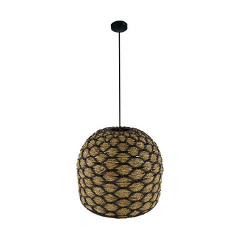 DKNC - Hanglamp El Paso - Zeegras - 38x38x30cm - Beige