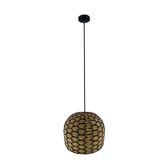 DKNC - Hanglamp El Paso - Zeegras - 46x46x36cm - Beige