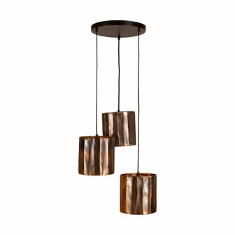 DKNC - Hanglamp James - Metaal - 40x40x125cm - Brons