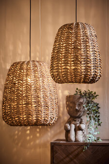 DKNC - Hanglamp Benjamin - Waterhyacinth - 46x46x50cm - Natuurlijk