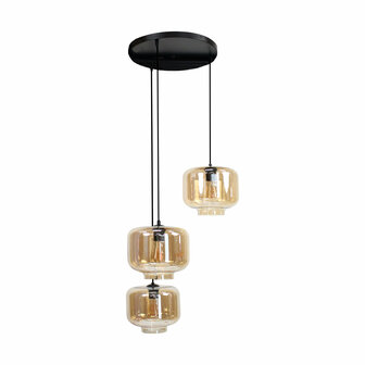 DKNC - Ceiling light glass 59x55x120cm - Geel