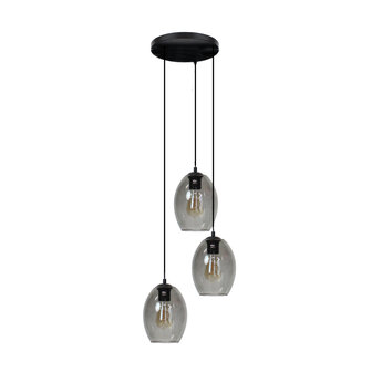 DKNC - Ceiling light glass 39x36x130cm - Geel