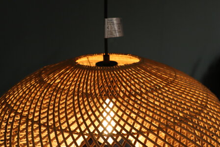 DKNC - Hanglamp Terni - Rotan - 46x46x20cm - Beige