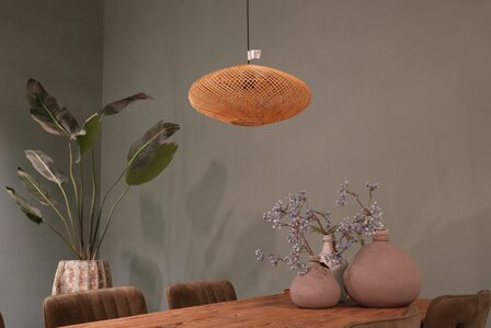 DKNC - Hanglamp Terni - Rotan - 46x46x20cm - Beige