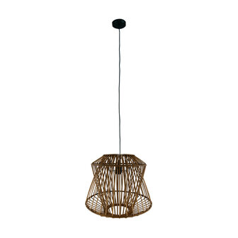 DKNC - Hanglamp Ponce - Bamboe - 38x38x32 cm - Bruin