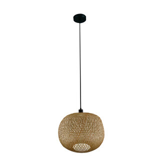 DKNC - Hanglamp Puebla - Bamboe - 38x38x35cm - Bruin