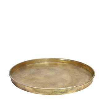 DKNC - Tray metaal - 77x77x5cm - Goud