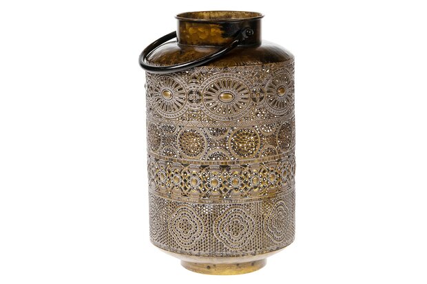 DKNC - Lantaarn metaal - 22x36.5 cm - Goud