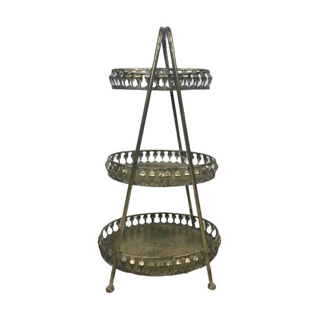 DKNC - Etagere - Metaal - 39x28x69cm - Goud