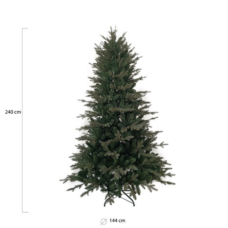 Wintervalley Trees - Kunstkerstboom Anderson - 240x144cm - Groen