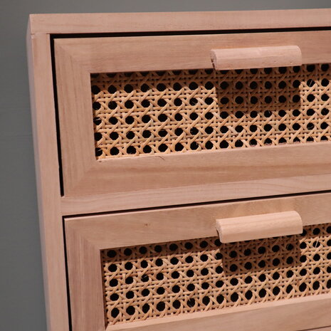 DKNC - Kast - Paulownia hout - 38x28x62cm - Beige