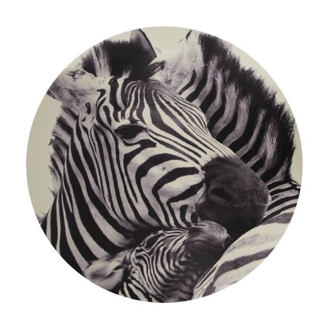 DKNC - Wanddecoratie mdf - 78x2.3cm - Zebra