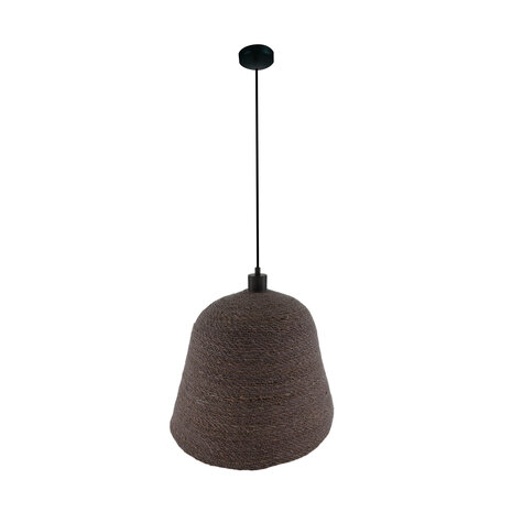 DKNC - Hanglamp Basel - Zeegras - 46x46x38 cm - Bruin