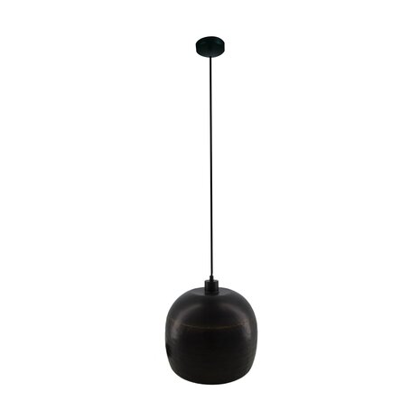 DKNC - Hanglamp Palermo - Metaal - 28x28x25 cm - Bruin