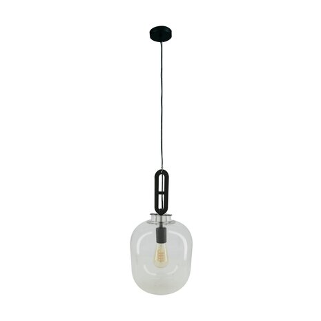 DKNC - Hanglamp Edinburgh - Glas - 25x25x40cm - Transparant