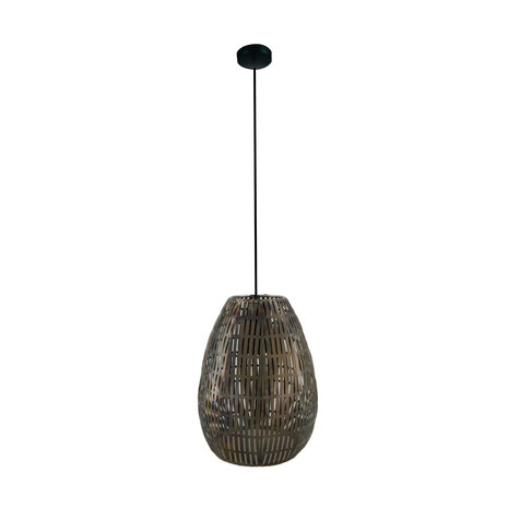 DKNC - Hanglamp Pretoria - Metaal - 21.5x21.5x28.5cm - Zwart