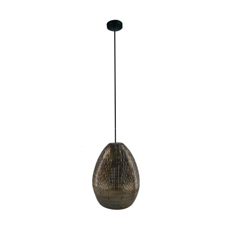 DKNC - Hanglamp Pretoria - Metaal - 37x37x47.5cm - Zwart