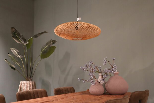 DKNC - Hanglamp Terni - Rotan - 58x58x20cm - Beige