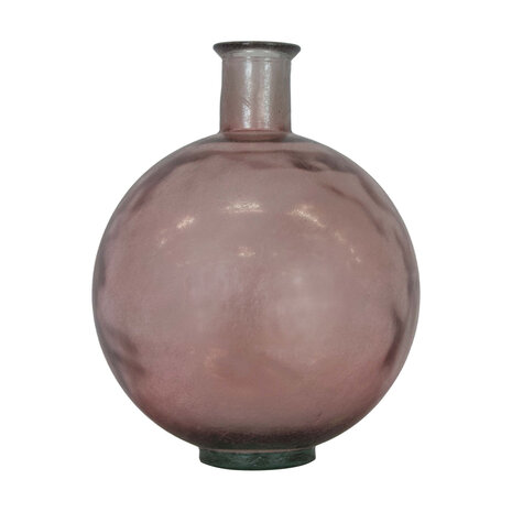 DKNC - Vaas Cebu - Gerecycled glas - 34x44cm - Roze