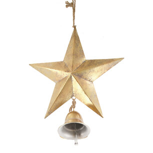 Dijk Natural Collections - Star metal 40.5x12.5x51.5cm - Goud Dijk Natural Collections - Star metal 40.5x12.5x51.5cm - Goud