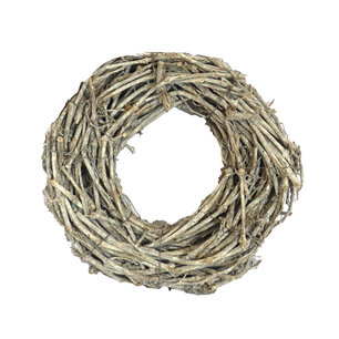 Dijk Natural Collections - Grapewood wreath 40cm - Wit Dijk Natural Collections - Grapewood wreath 40cm - Wit