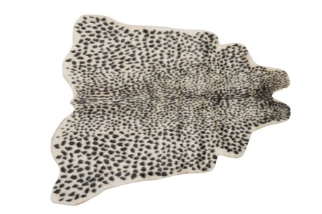 DKNC - Dierenvel Panter - Imitatievacht - 90x110cm - Grijs DKNC - Dierenvel Panter - Imitatievacht - 90x110cm - Grijs