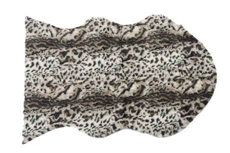 DKNC - Dierenvel Luipaard - Imitatievacht - 60x90cm - Bruin DKNC - Dierenvel Luipaard - Imitatievacht - 60x90cm - Bruin